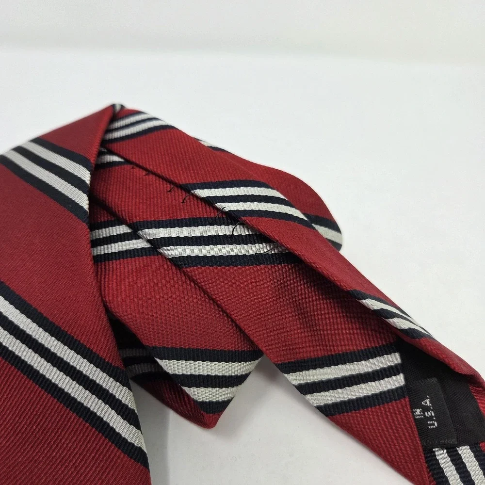 Joseph Jos A Bank Mens REPP Tie 100% Silk 61